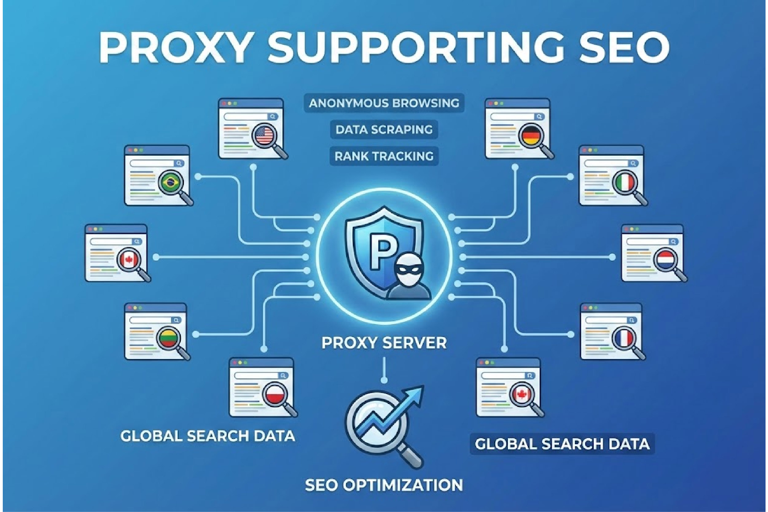 Proxy hỗ trợ l&agrave;m SEO