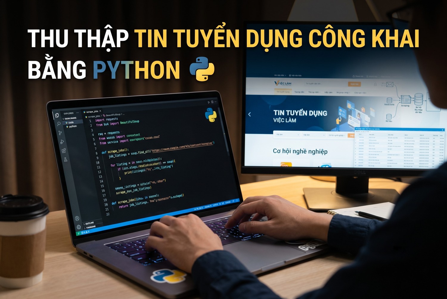 Thu thập tin tuyển dụng công khai bằng Python
