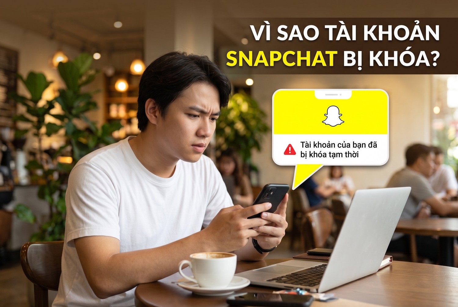 Vì sao tài khoản Snapchat bị khóa
