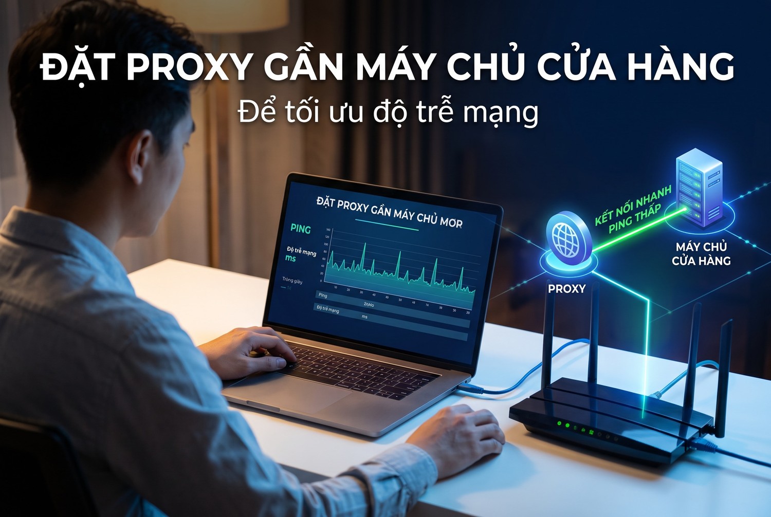 Đặt proxy gần máy chủ cửa hàng
