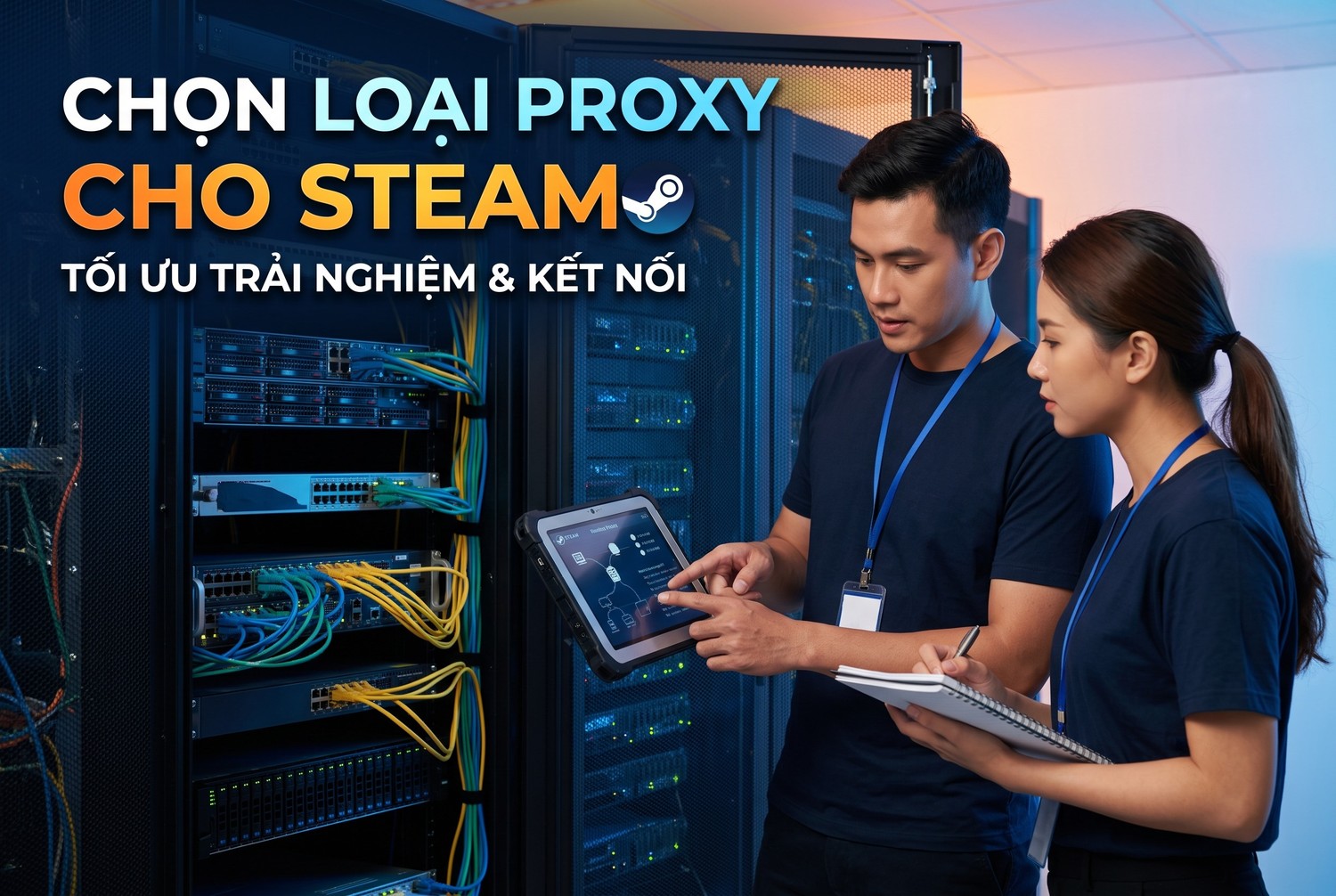 Chọn loại proxy cho Steam