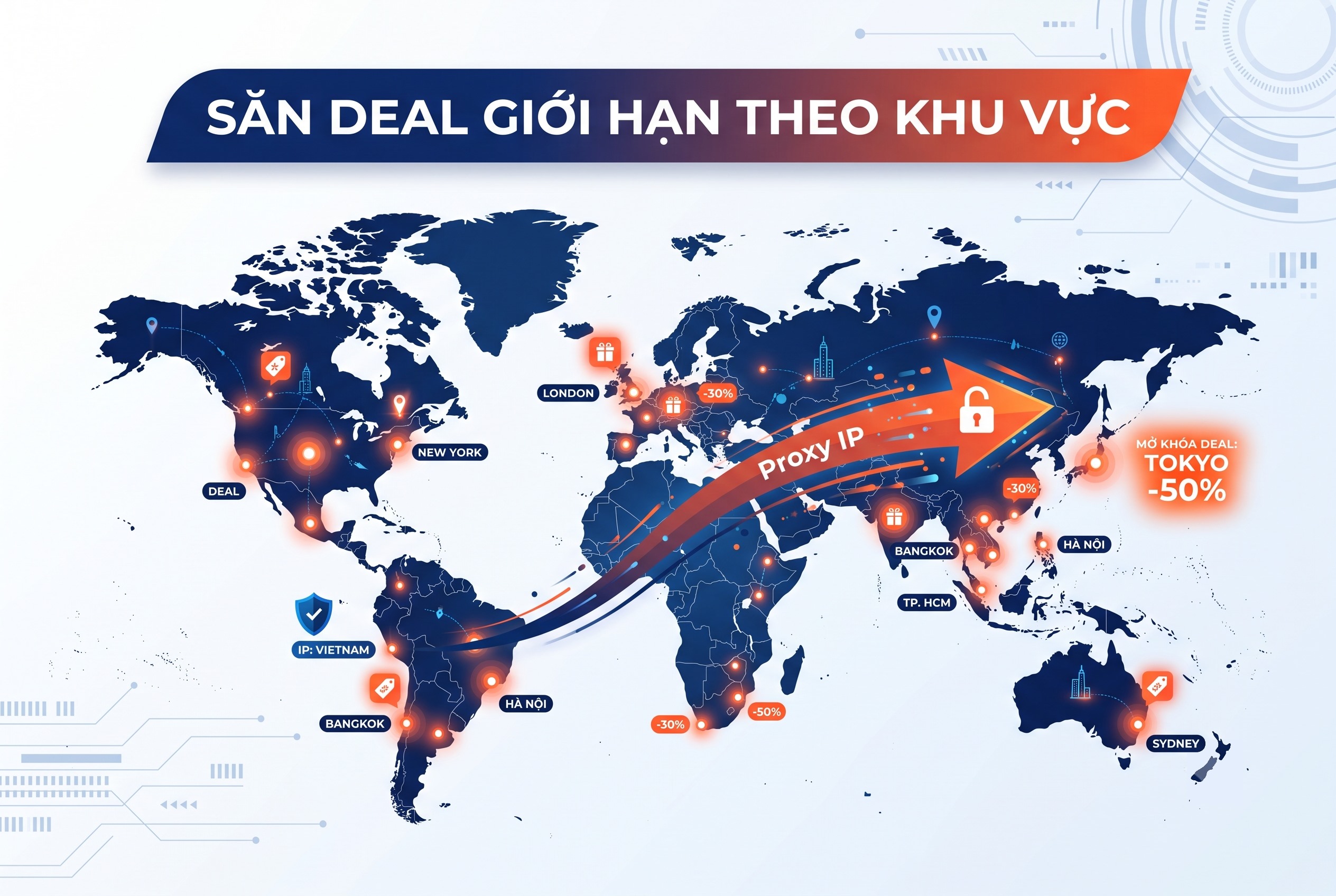 Săn deal giới hạn theo khu vực