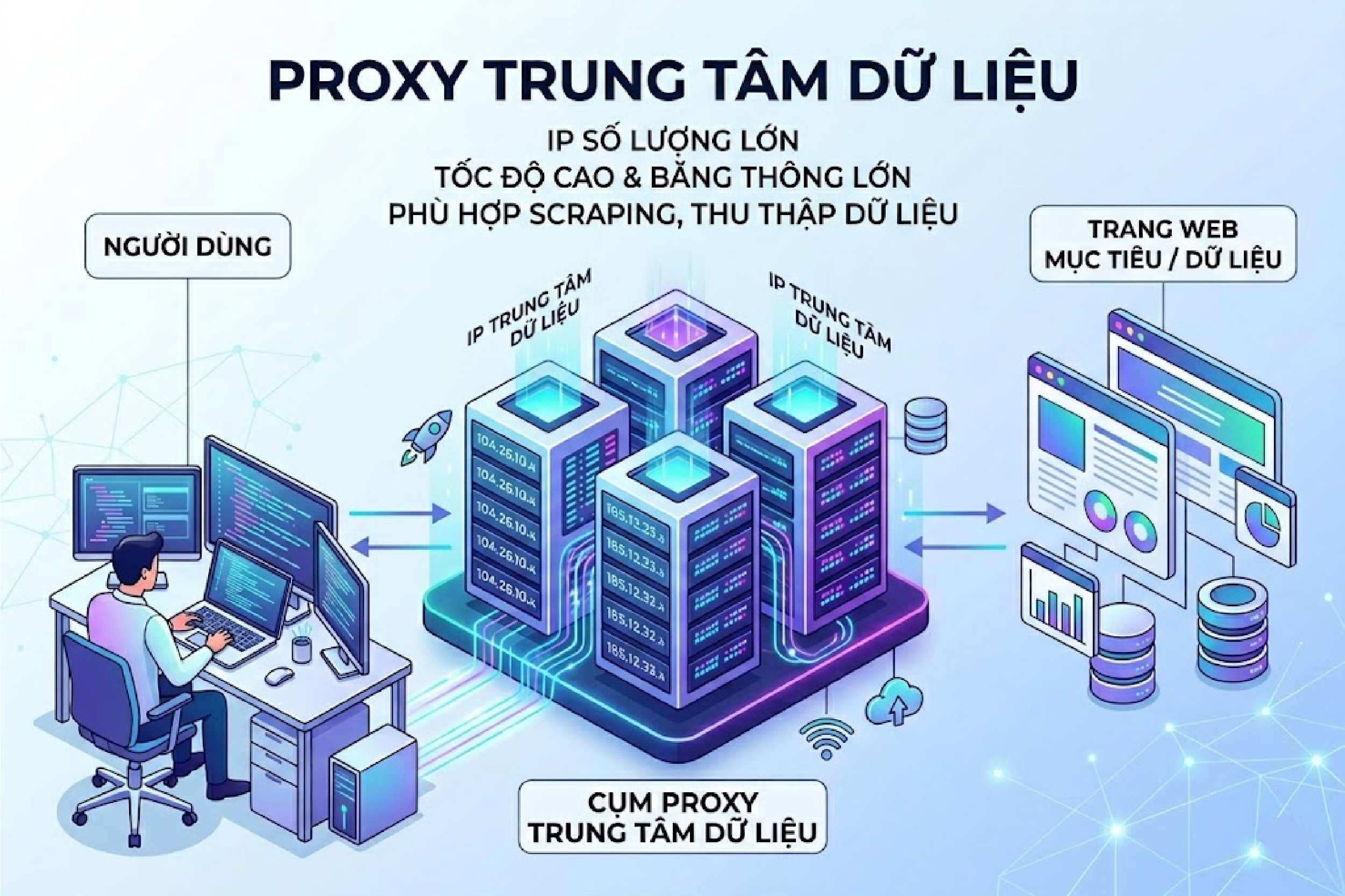 Proxy trung t&acirc;m dữ liệu