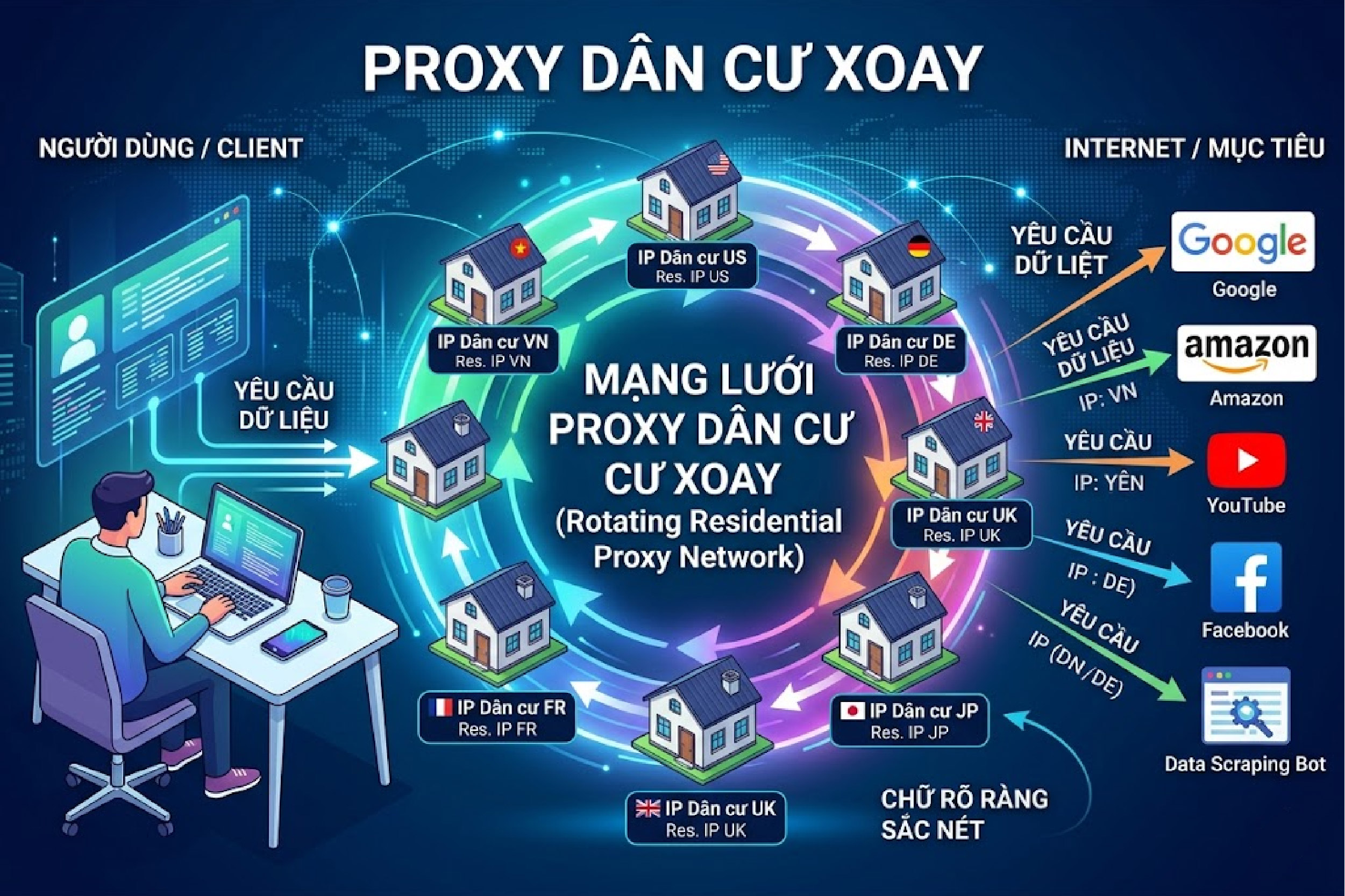 Proxy d&acirc;n cư xoay