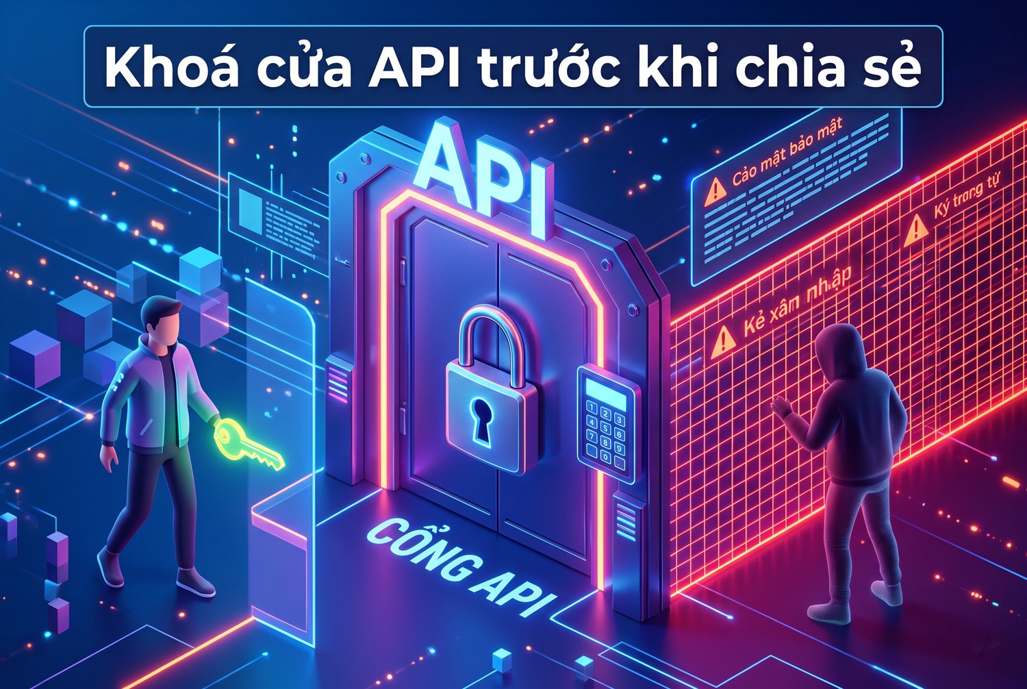 Khoá cửa API trước khi chia sẻ