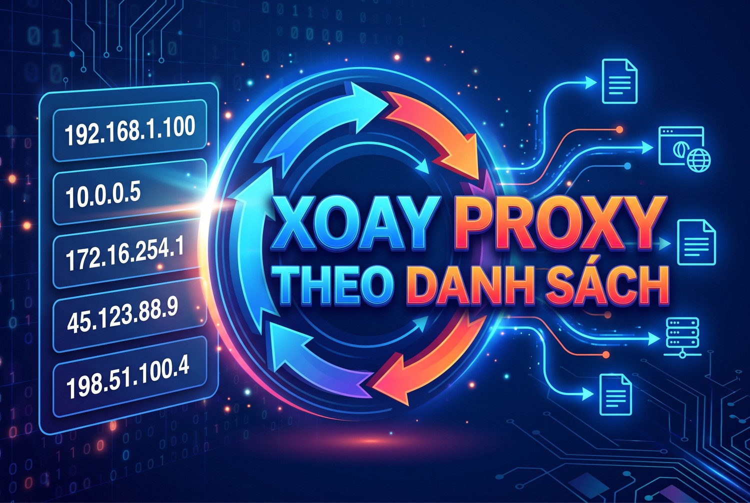 Xoay proxy theo danh sách