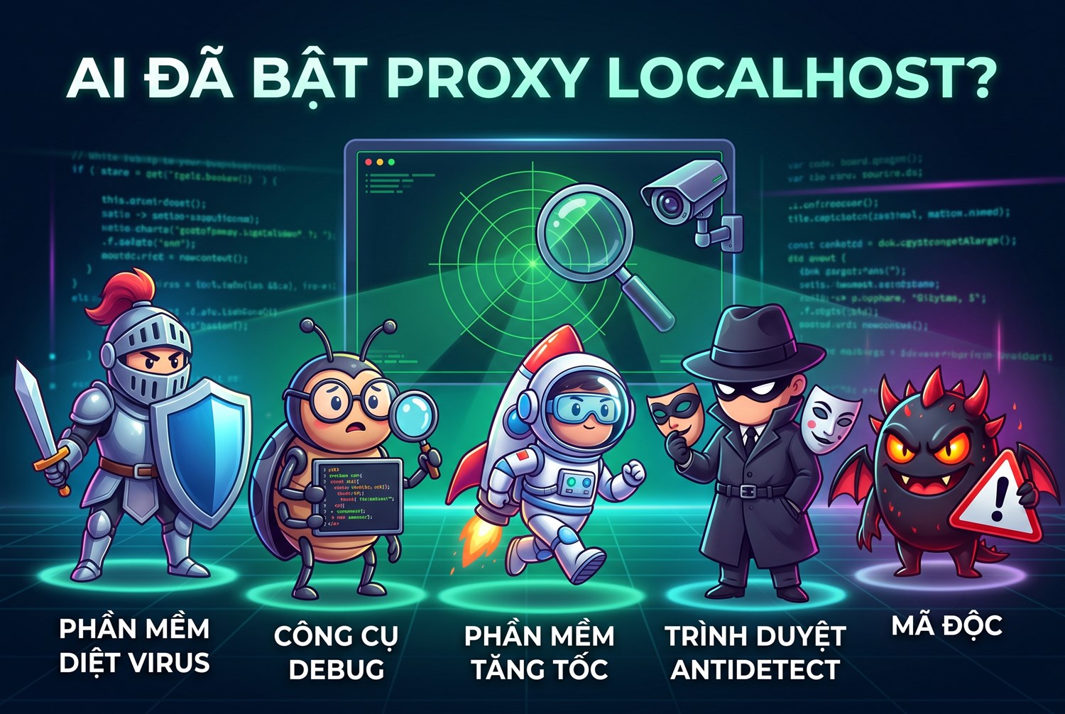 Ai đã bật proxy localhost