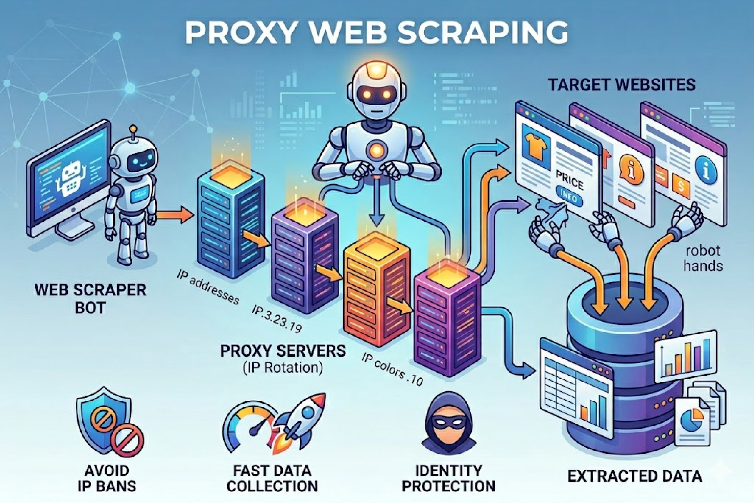 Proxy web scraping
