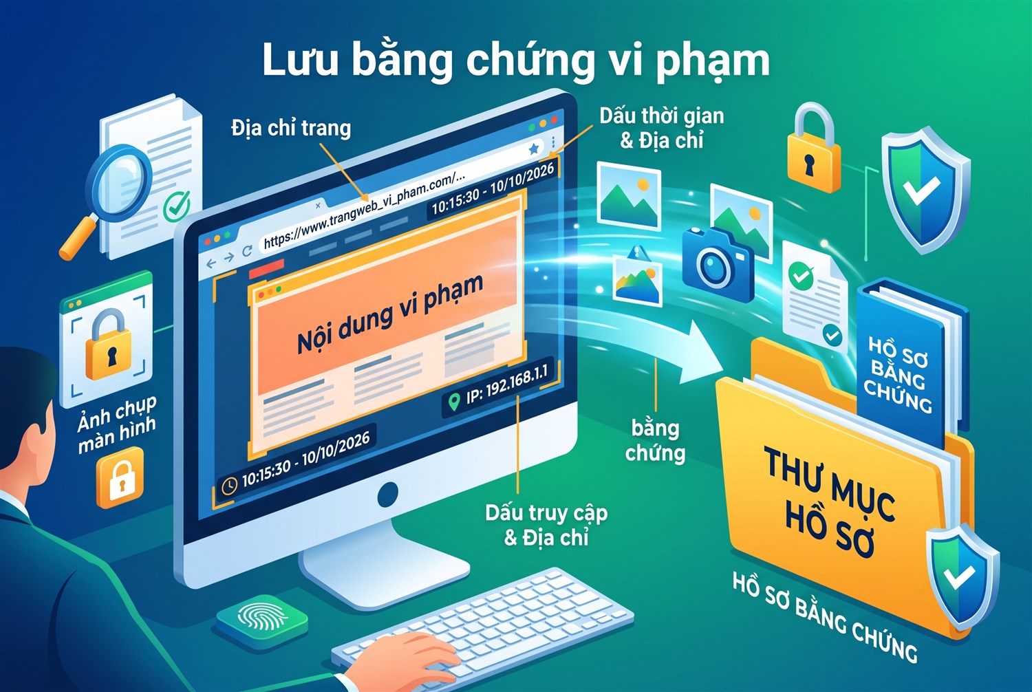 Lưu bằng chứng vi phạm