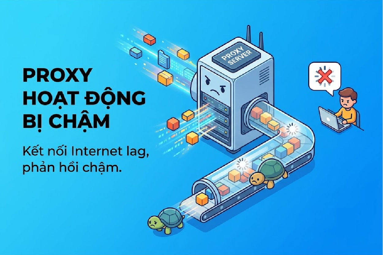 Proxy hoạt động bị chậm