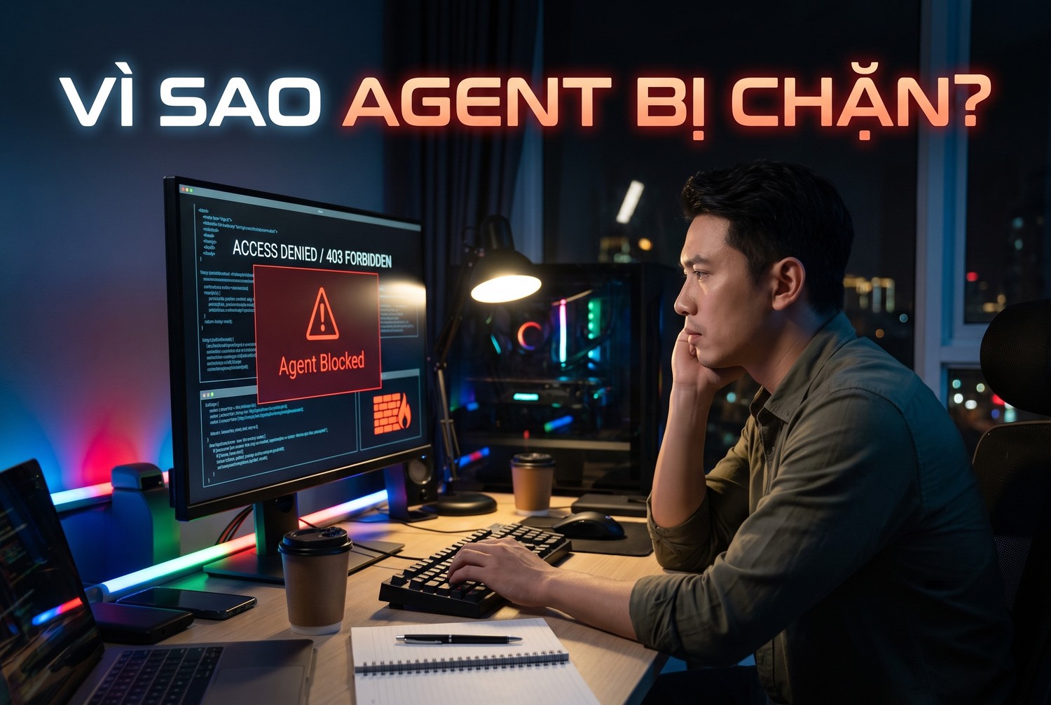 Vì sao agent bị chặn