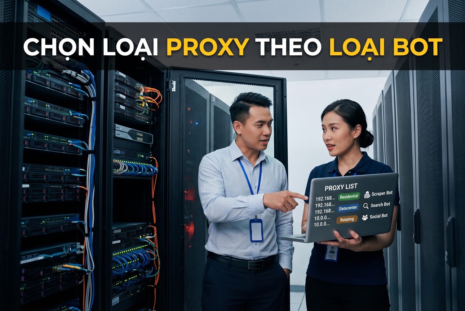 Chọn loại proxy theo loại bot
