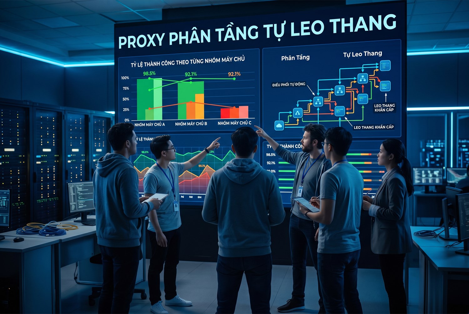 Proxy phân tầng tự leo thang