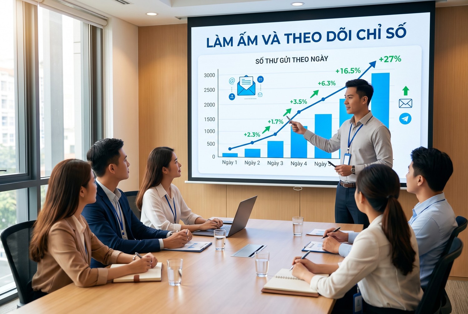 Làm ấm và theo dõi chỉ số