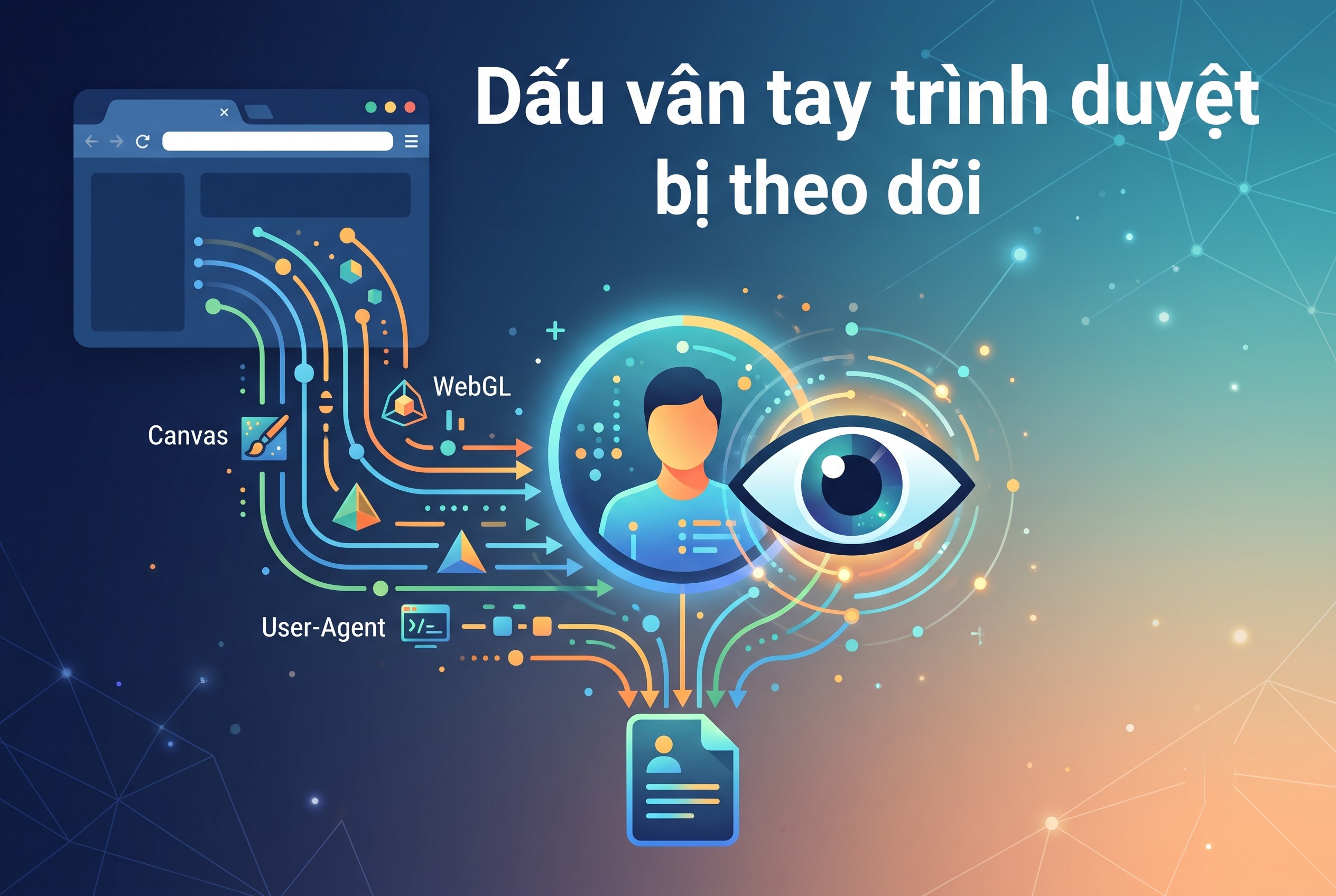 Dấu vân tay trình duyệt bị theo dõi