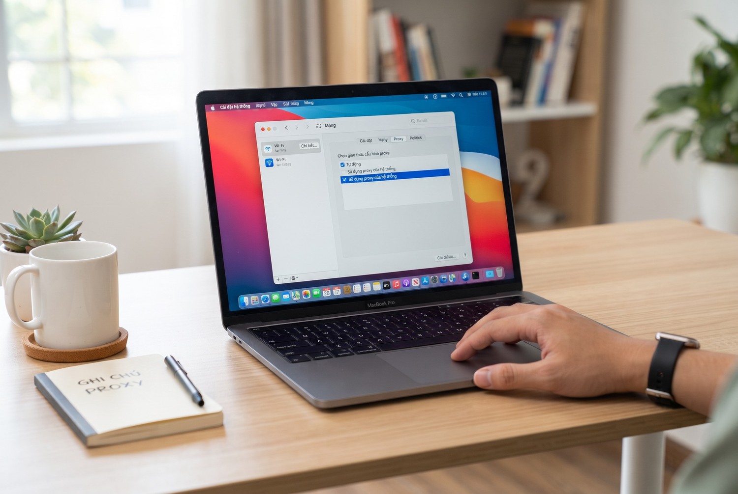 Safari dùng proxy của hệ thống