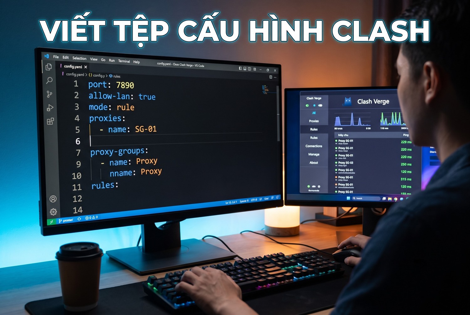 Viết tệp cấu hình Clash