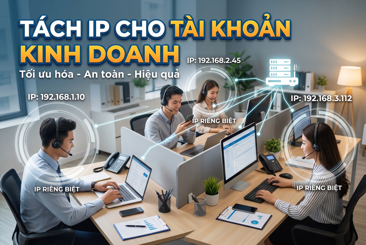 Tách IP cho tài khoản kinh doanh