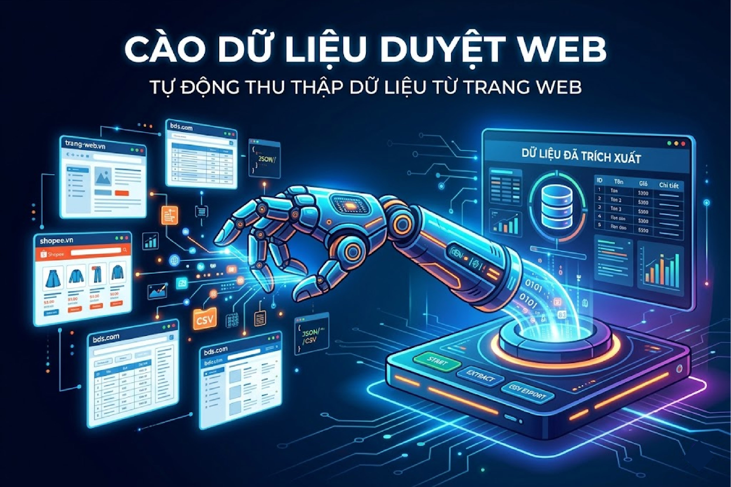 C&agrave;o dữ liệu duyệt web