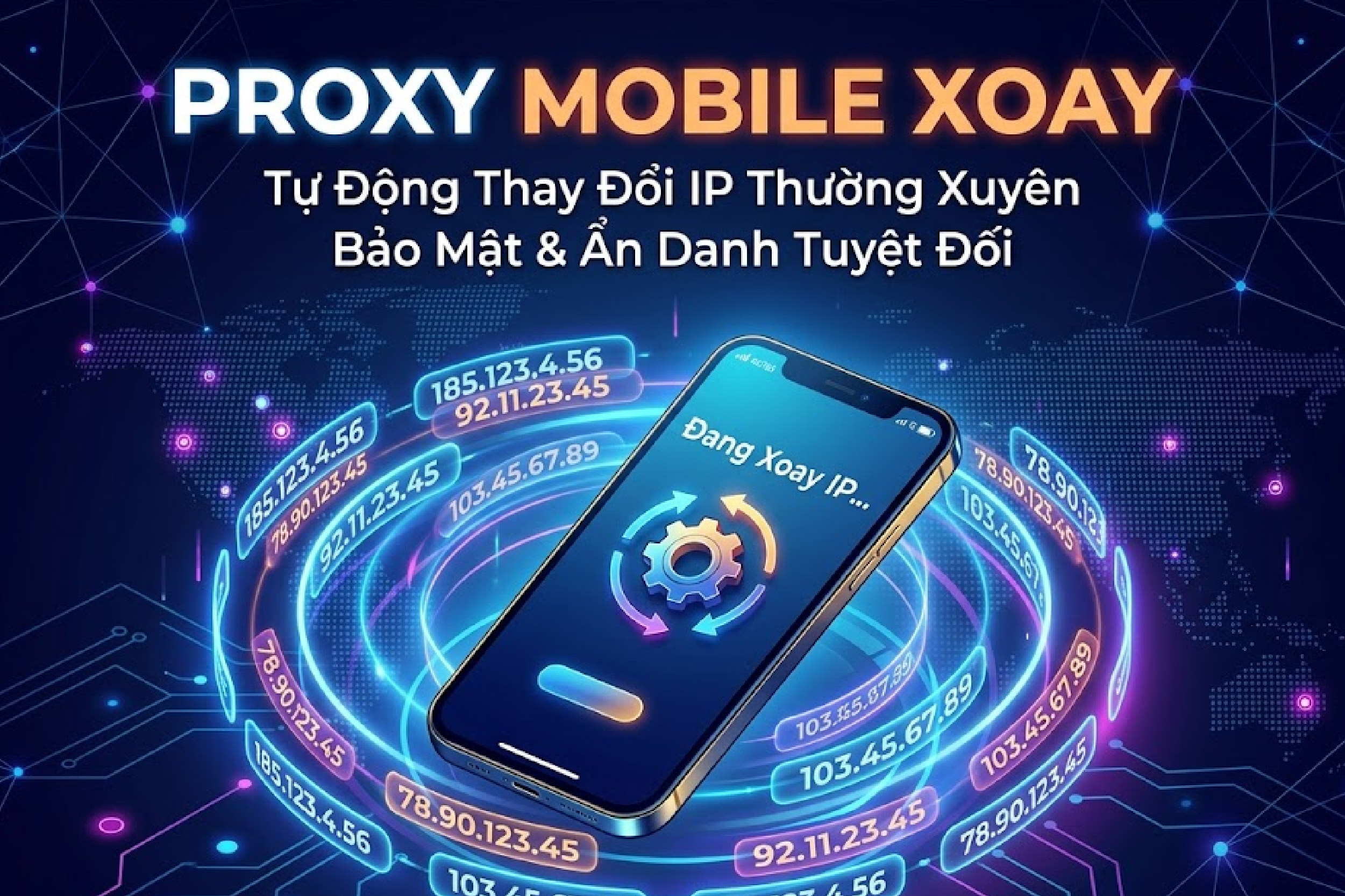 Proxy mobile xoay