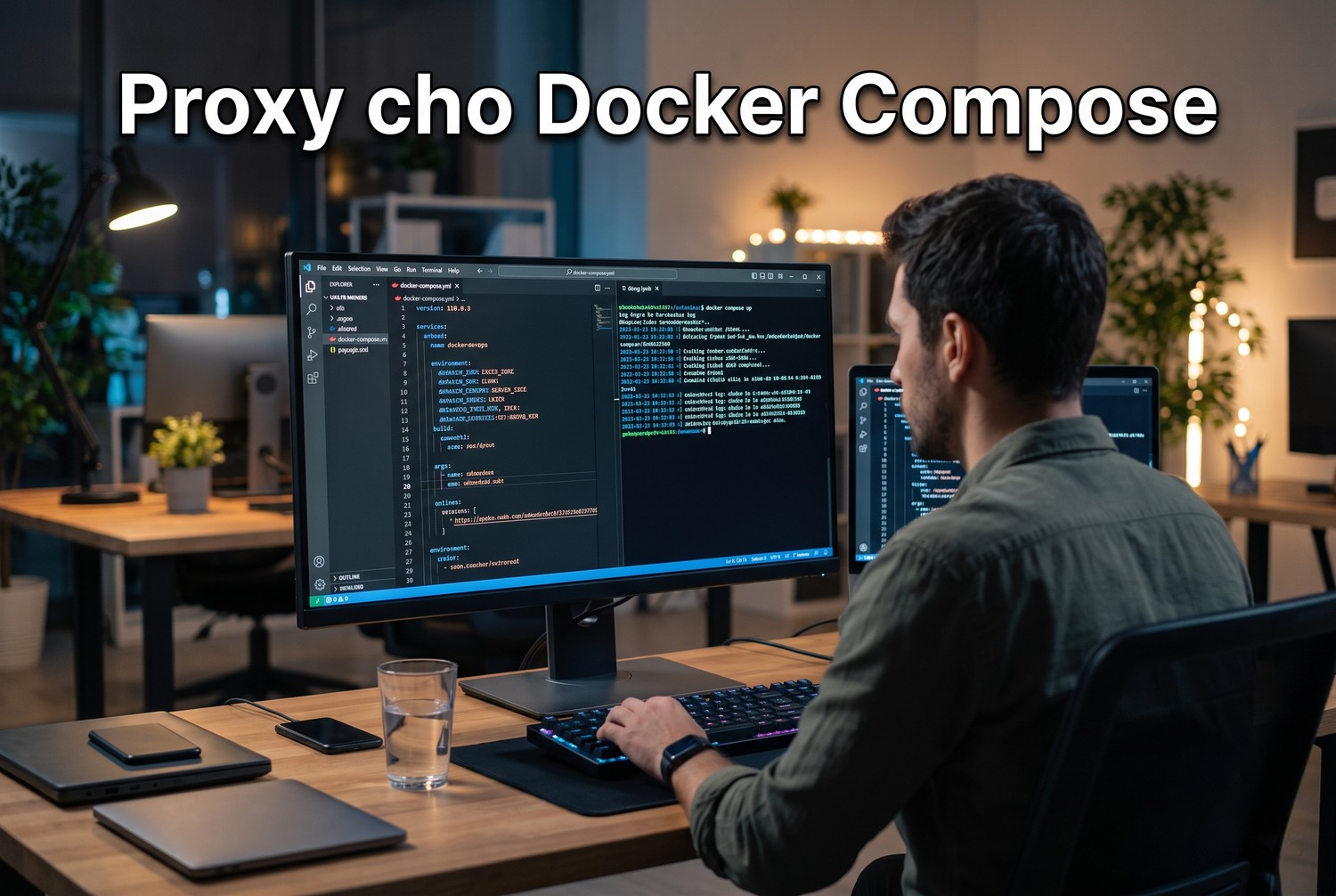 Proxy cho Docker Compose