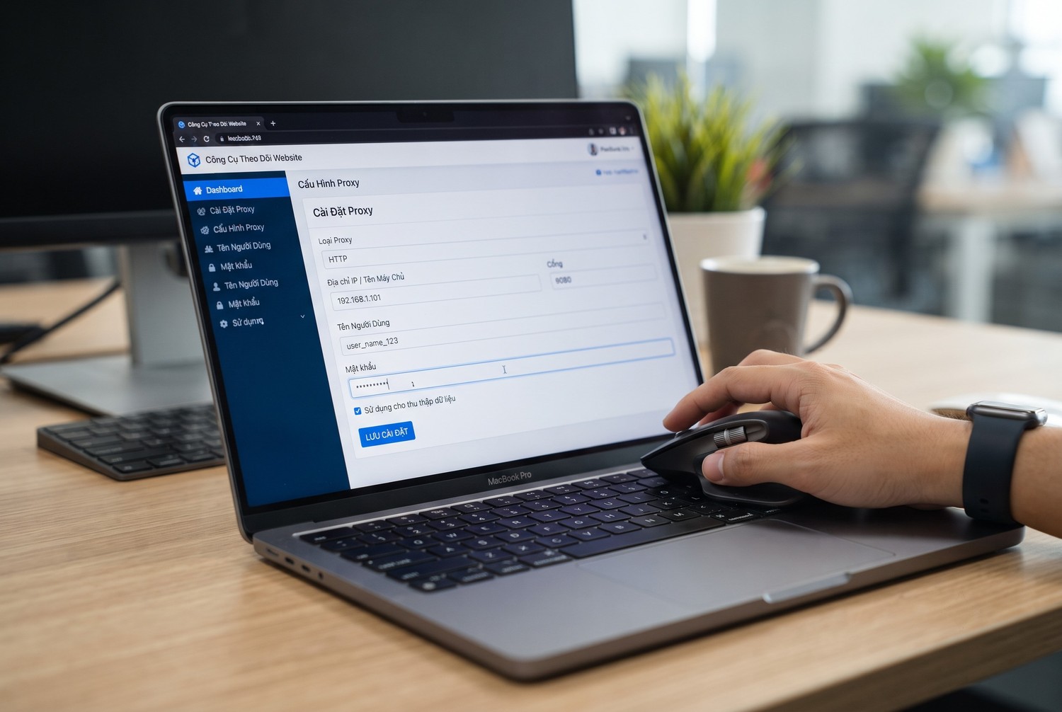 Cấu hình proxy trong công cụ
