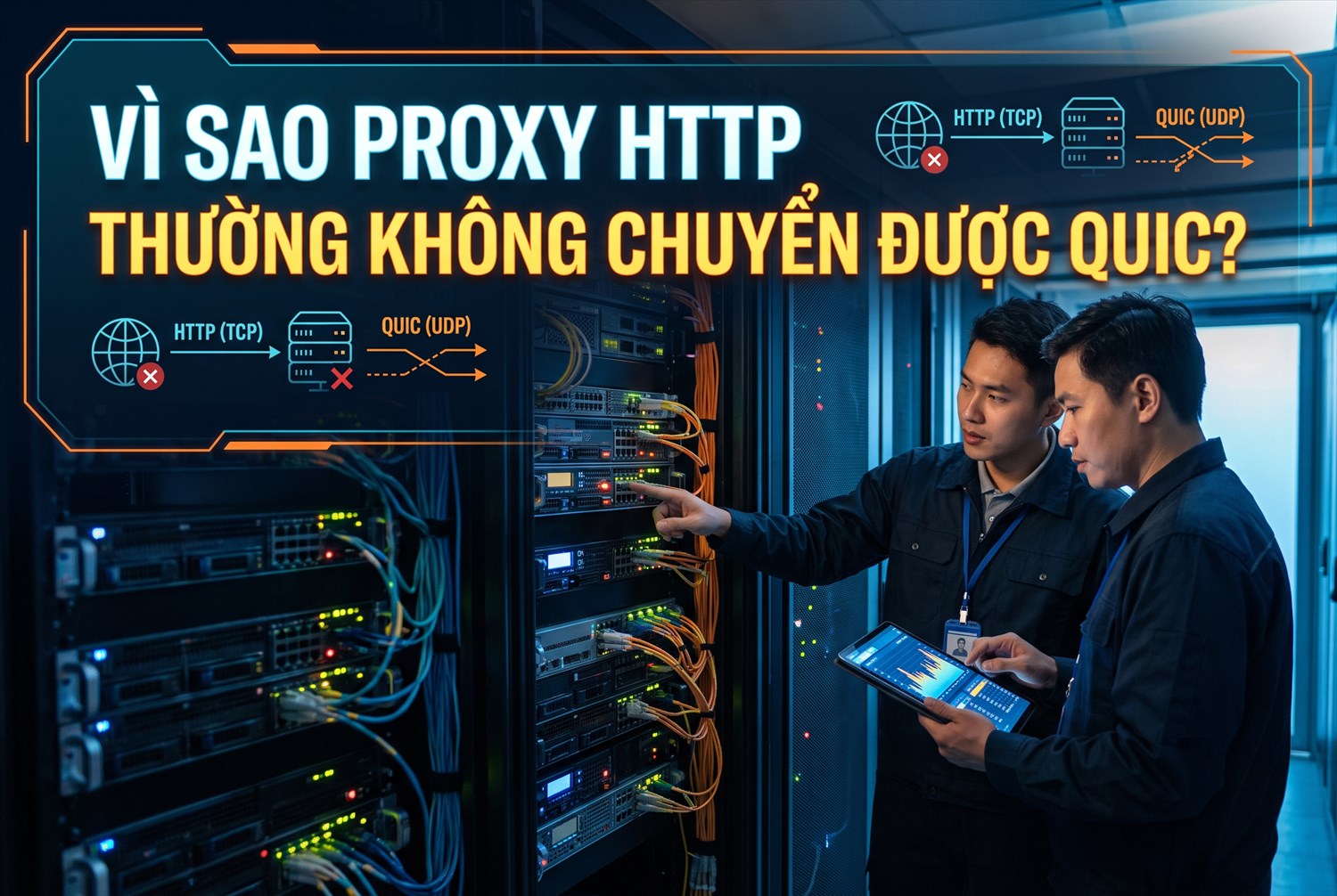 Vì sao proxy HTTP thường không chuyển được QUIC