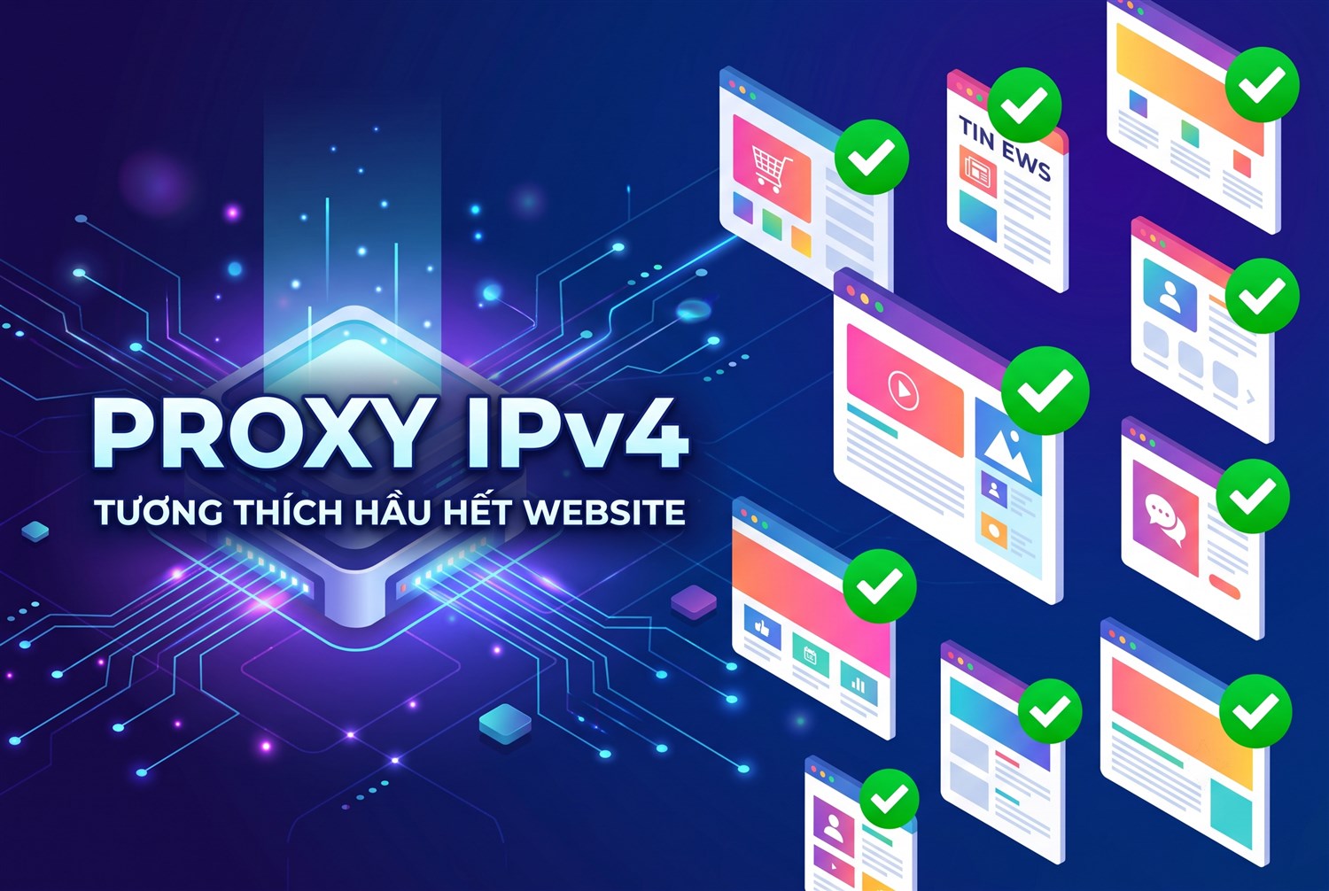 IPv4 tương thích hầu hết website