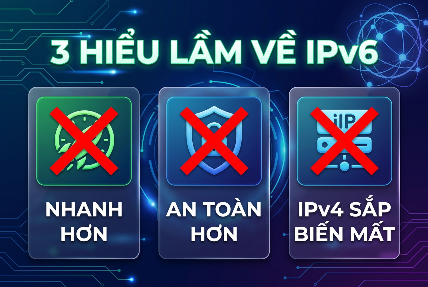 3 hiểu lầm về IPv6