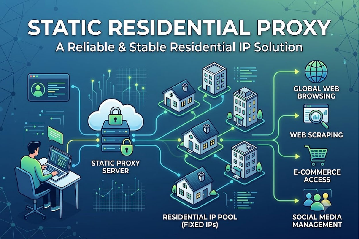 Static residential proxy
