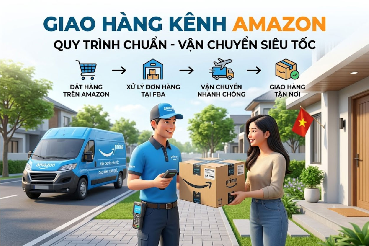 Giao h&agrave;ng k&ecirc;nh Amazon