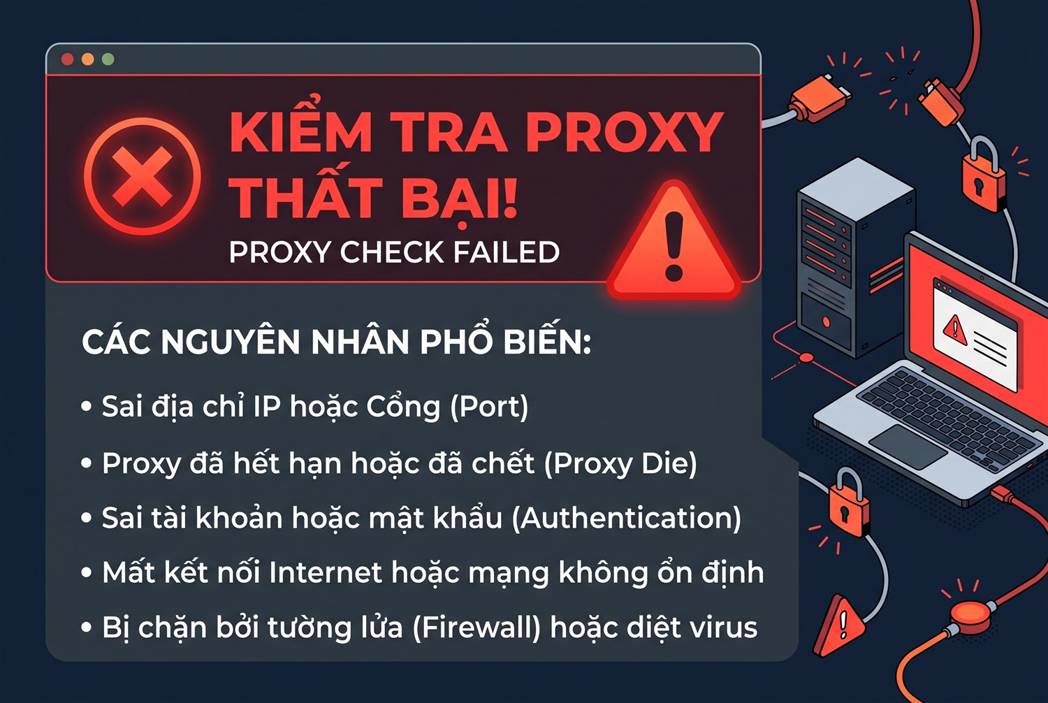 Proxy check failed