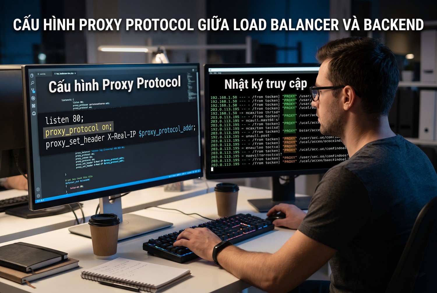 Cấu hình Proxy Protocol giữa load balancer và backend
