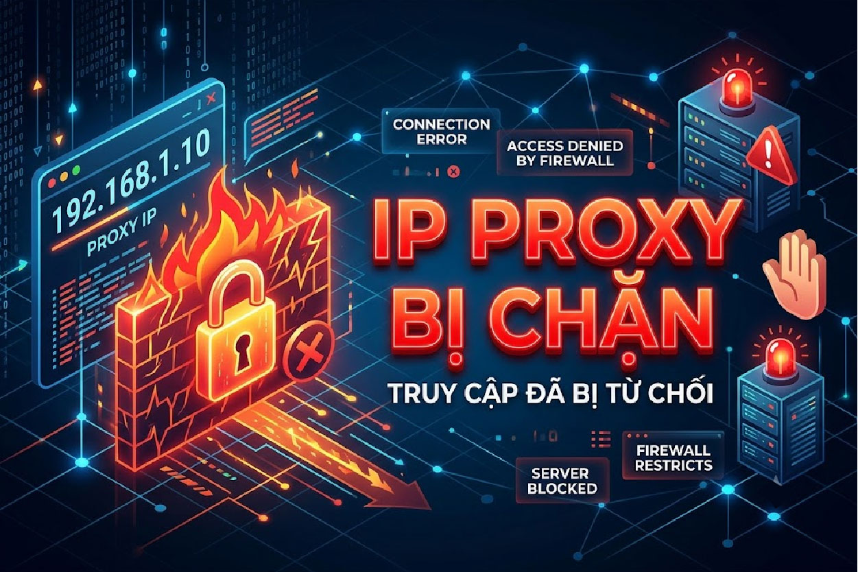 IP Proxy bị chặn&nbsp;