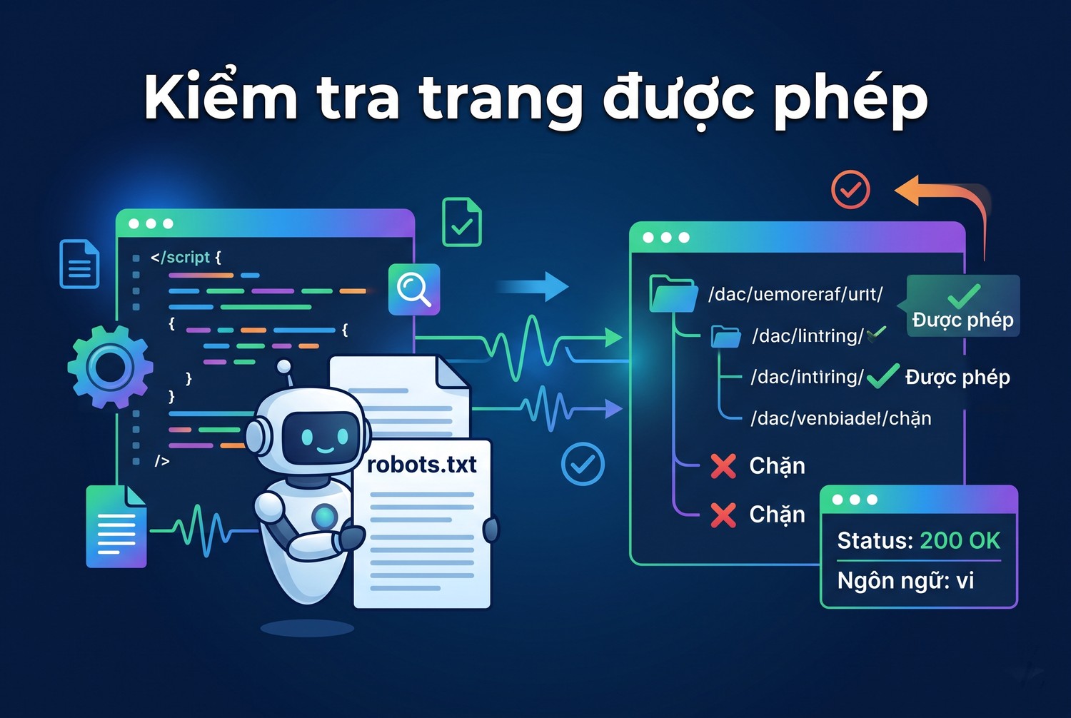 Kiểm tra trang được phép