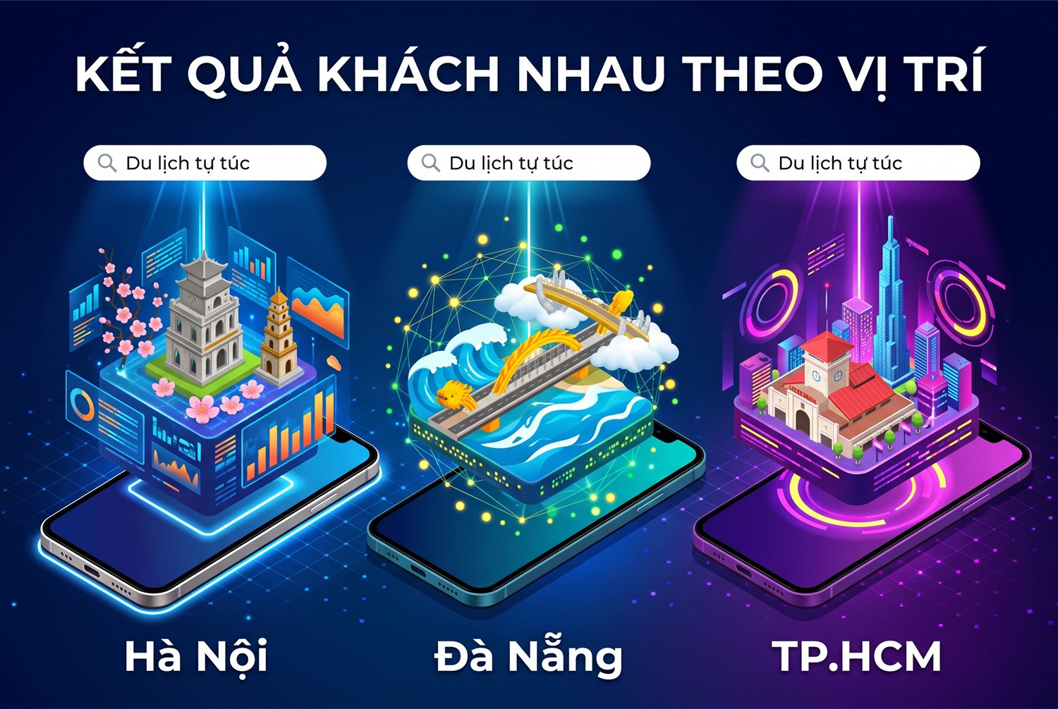 Kết quả khác nhau theo vị trí