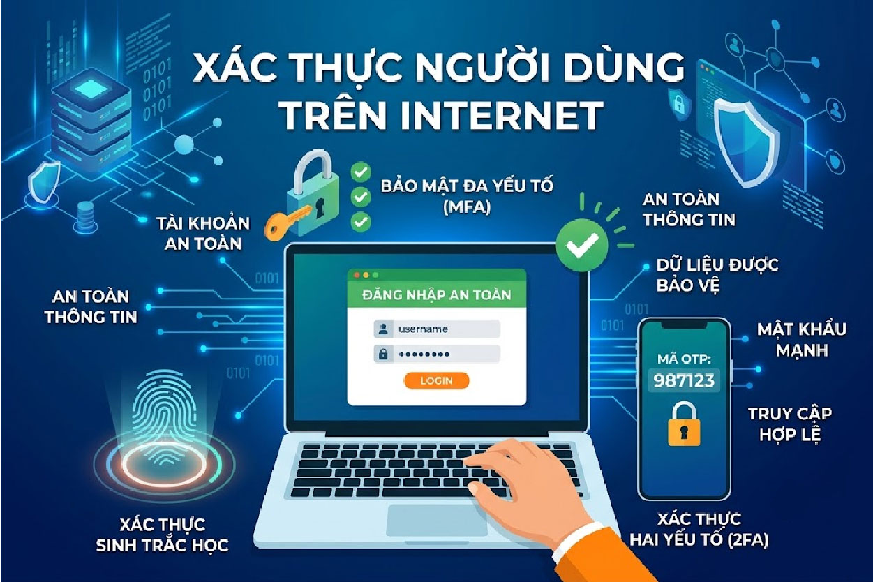 Xác thực người dùng trên internet