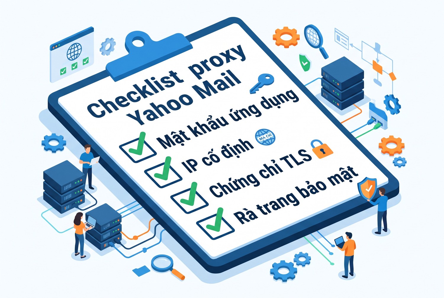 Checklist proxy Yahoo Mail