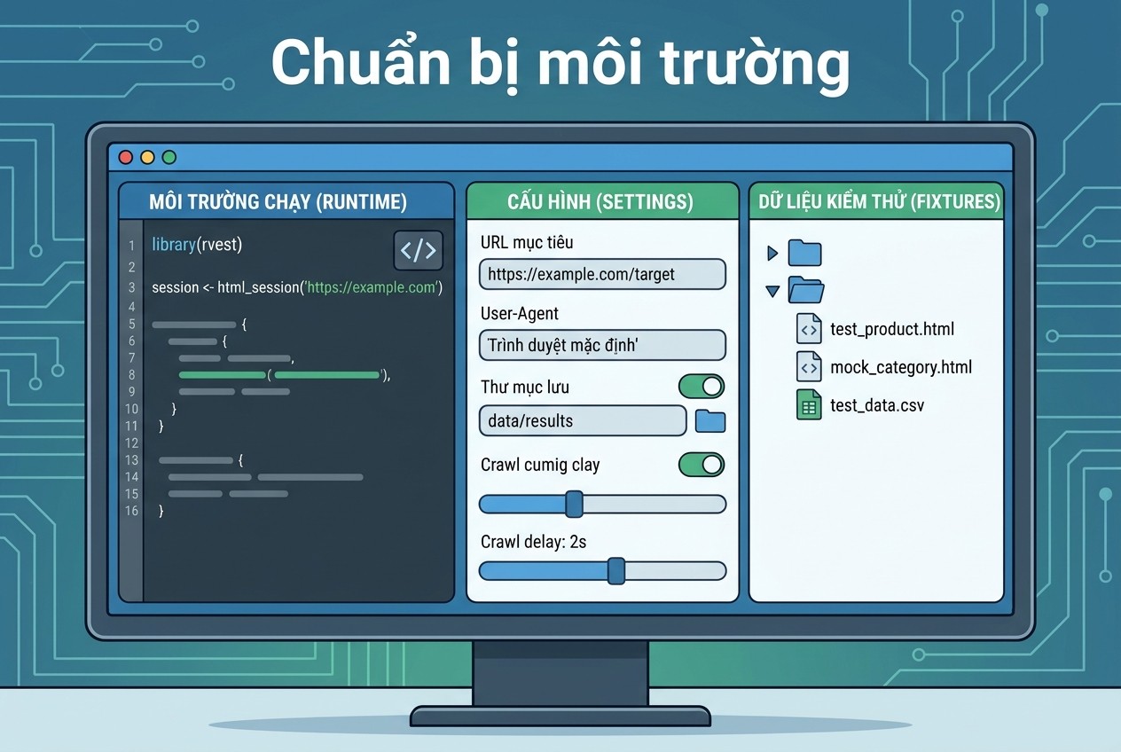 Chuẩn bị môi trường