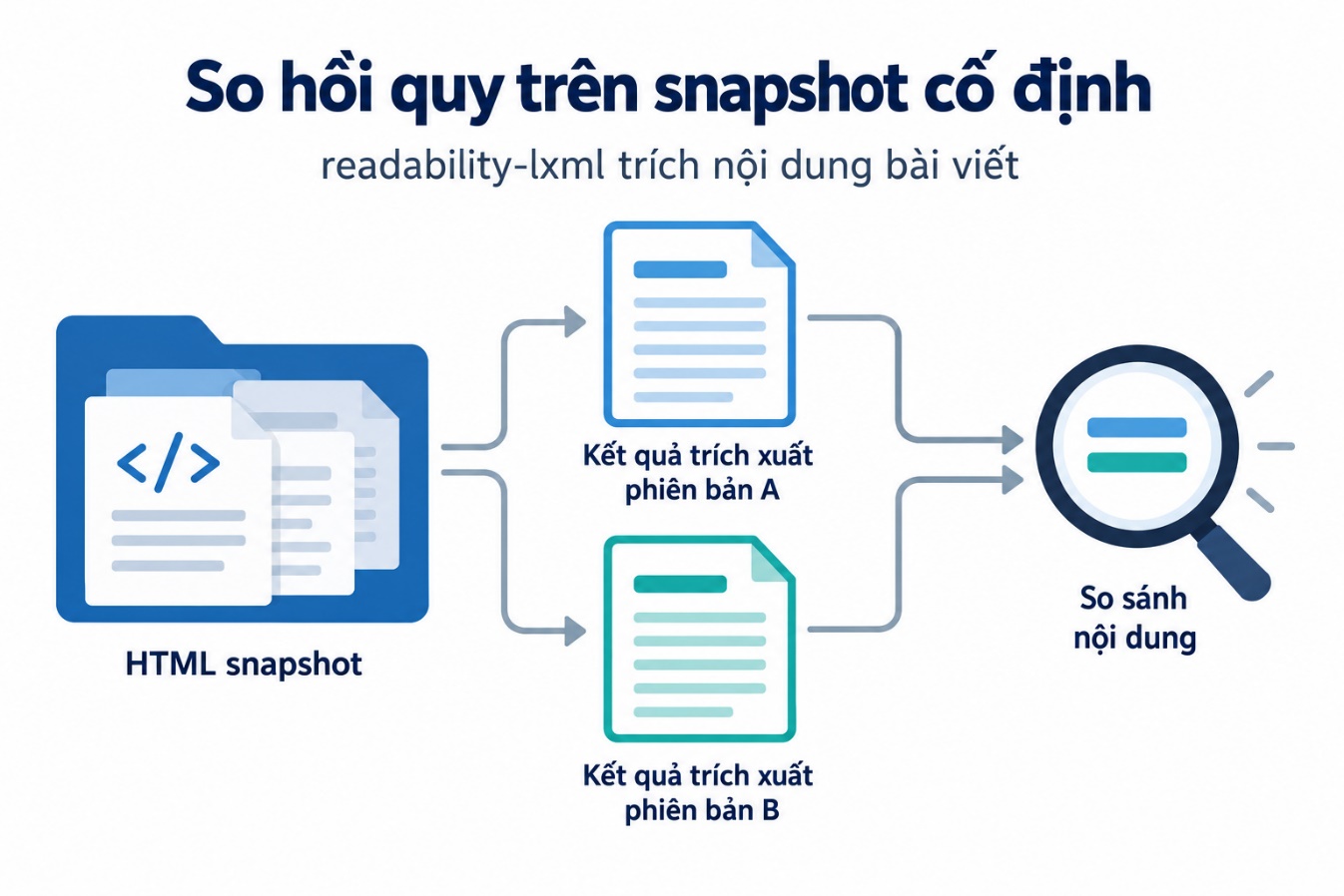 So hồi quy trên snapshot cố định