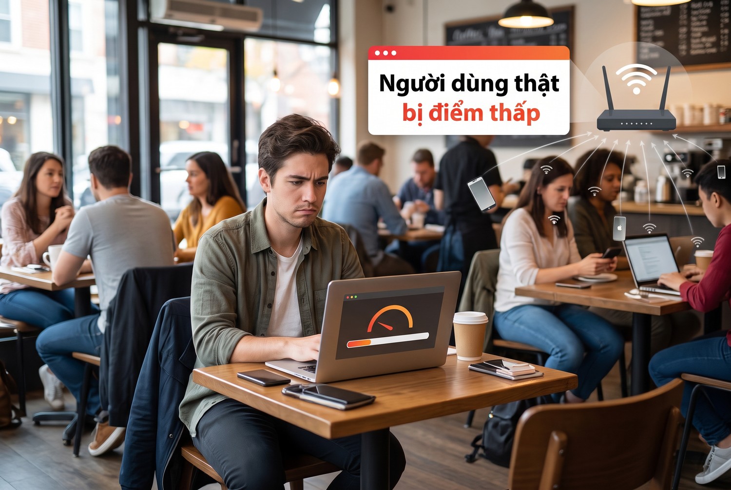 Người dùng thật bị điểm thấp