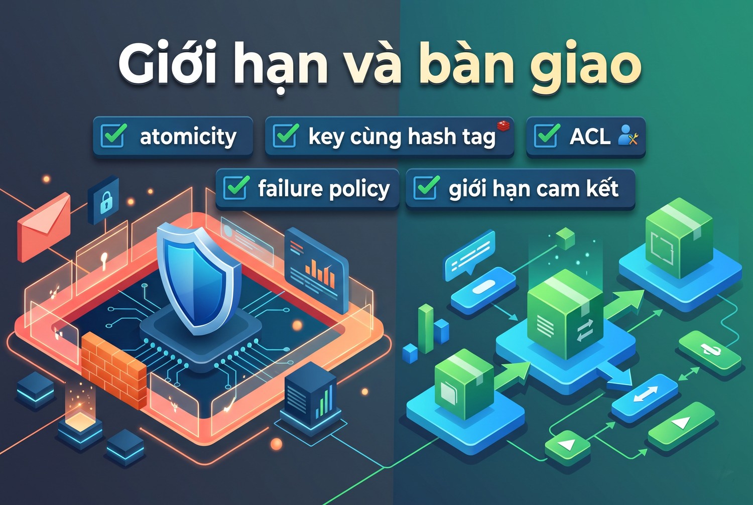 Giới hạn và bàn giao