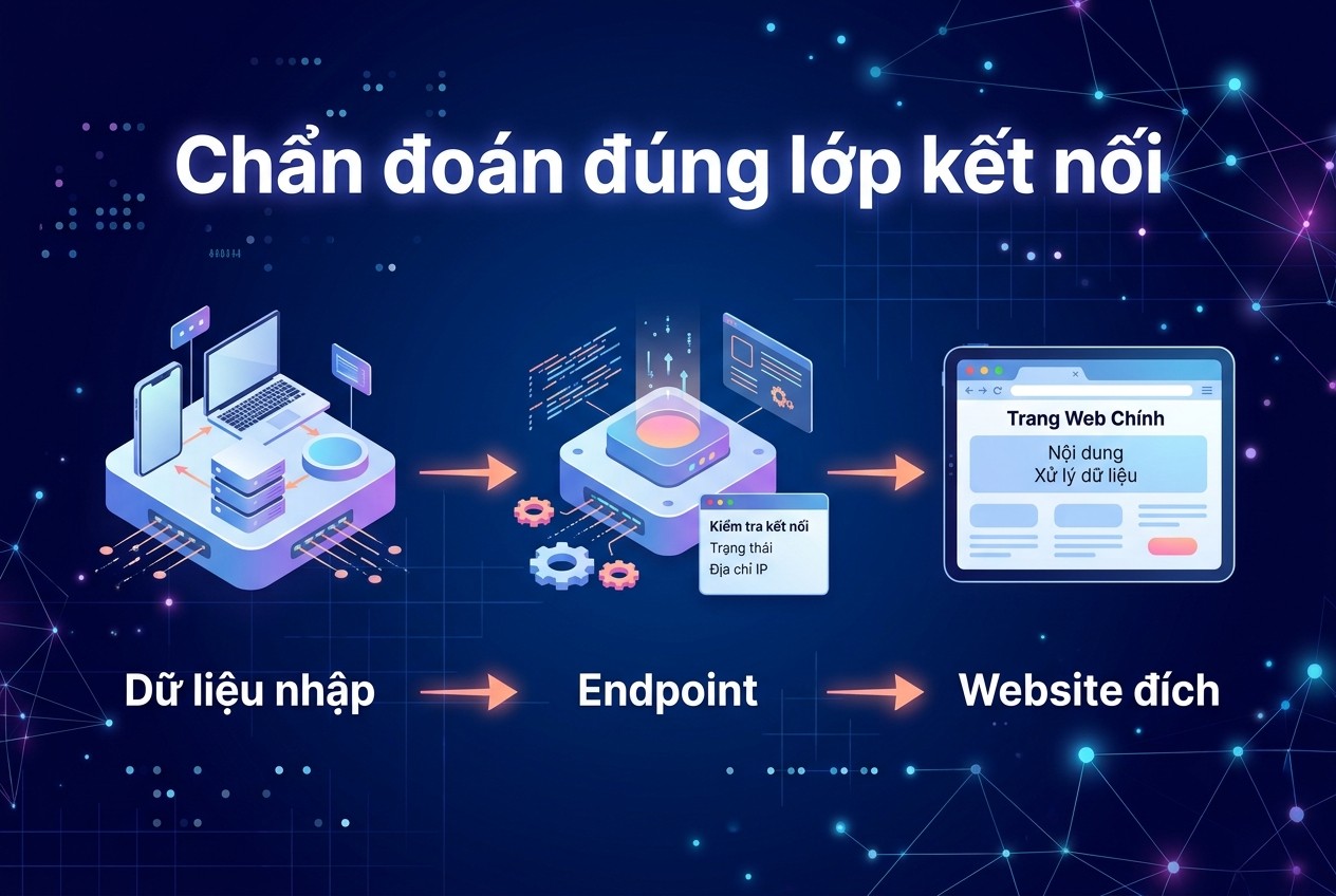 Chẩn đoán đúng lớp kết nối