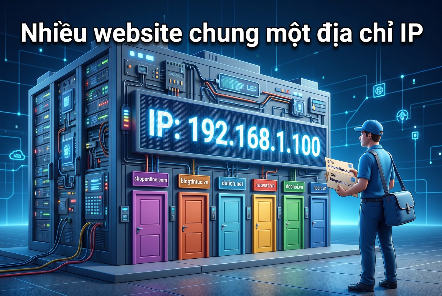 Nhiều website chung một địa chỉ IP