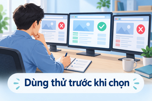 Dùng thử trước khi chọn