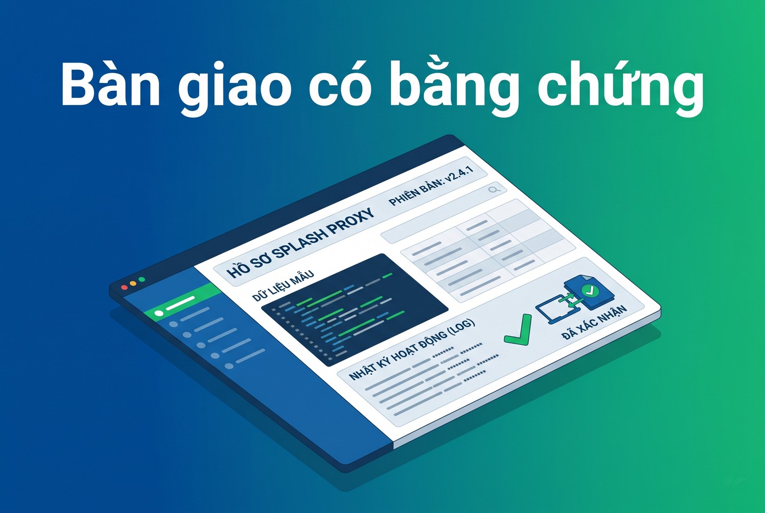 Bàn giao có bằng chứng
