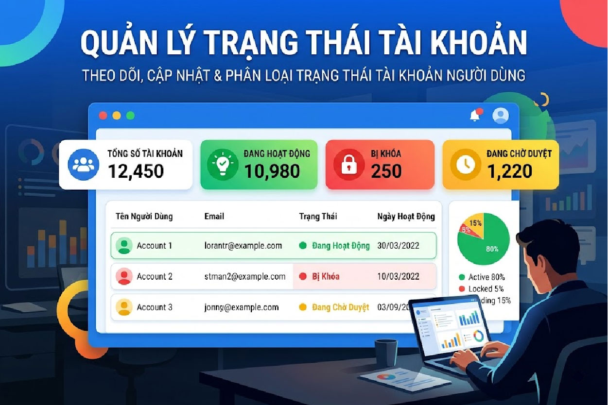Quản lý trạng thái tài khoản