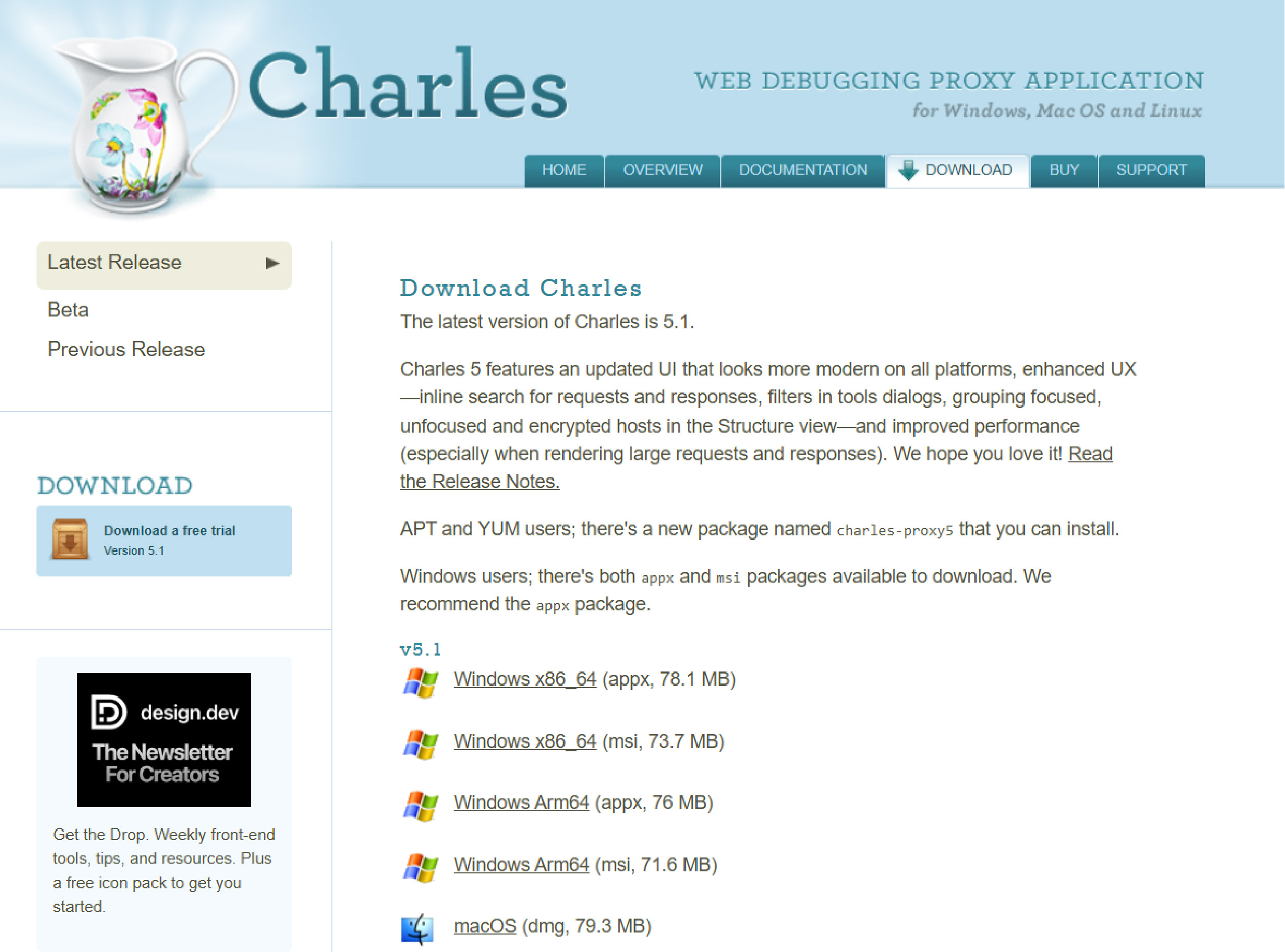 Trang download Charles Proxy