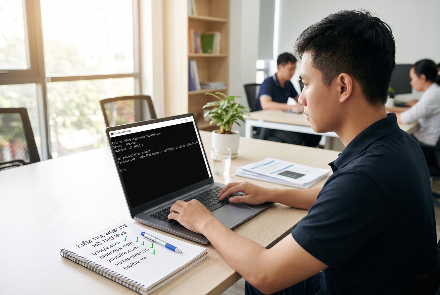 Kiểm tra website hỗ trợ IPv6