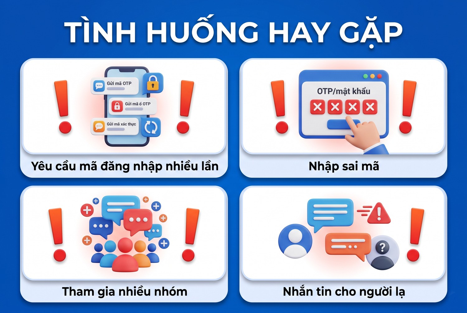Tình huống hay gặp
